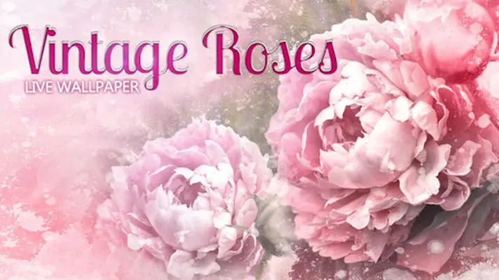 Vintage Roses Live Wallpaper android App screenshot 1